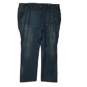 Lane Bryant Boot Cut Distressed Jeans Size 28 ~ NWT